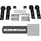 Ekena Millwork Exterior Dummy Roller Series Double-Panel Hardware Set, 4 Fixed J-Strap Hangers (track not included) GB6004EHP1 - alternate 1